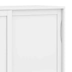 Medium Storage Cabinet with Sliding Doors and Drawers